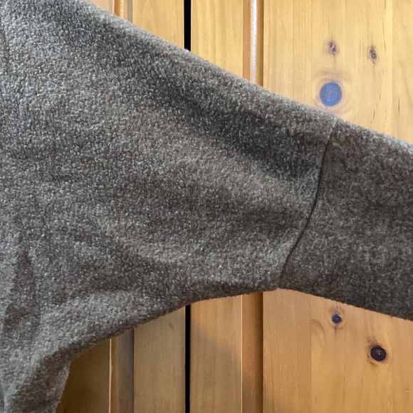 Cozy cocoon style pull over top in a warm brown. - Picture 5 of 5